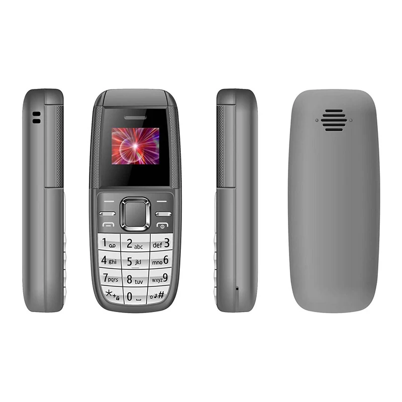 BM200 Mini Keypad Phone Dual-Cards Dual Standby Without Camera 0.66 Inch GSM Quad Band Spare Small Cell Phone for Elderly