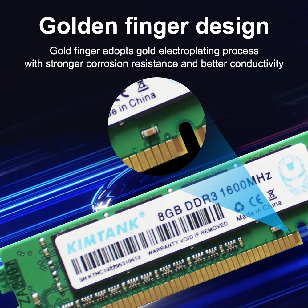 KIMTANK оригинальная оперативная память DDR3 4 ГБ 8 1600 мГц 1333 204 1 5 VDIMM модуль памяти ноутбука для настольного компьютера