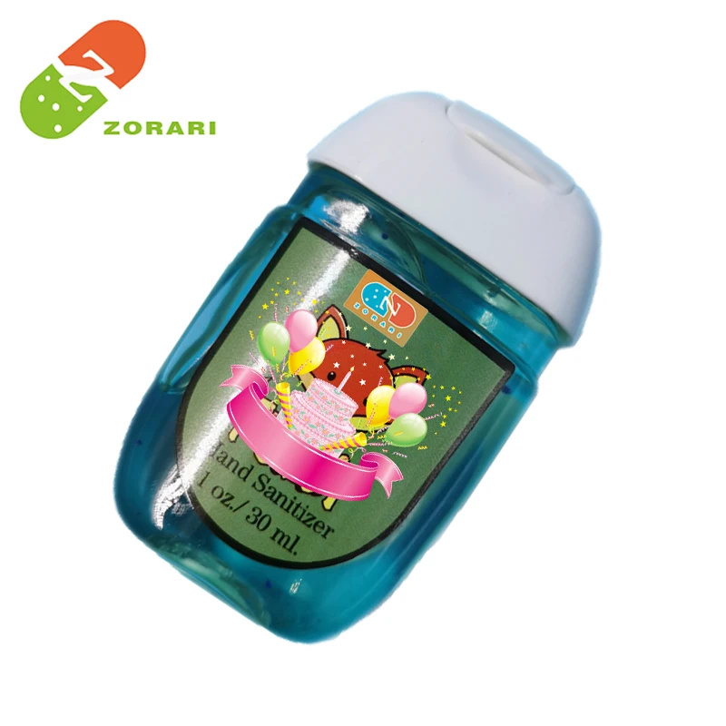 30ml Portable Aloe Vera Liquid Bulk Desinfection Gel Hand Sanitizer with Dispenser Customized Private Logo Basic Cleaning