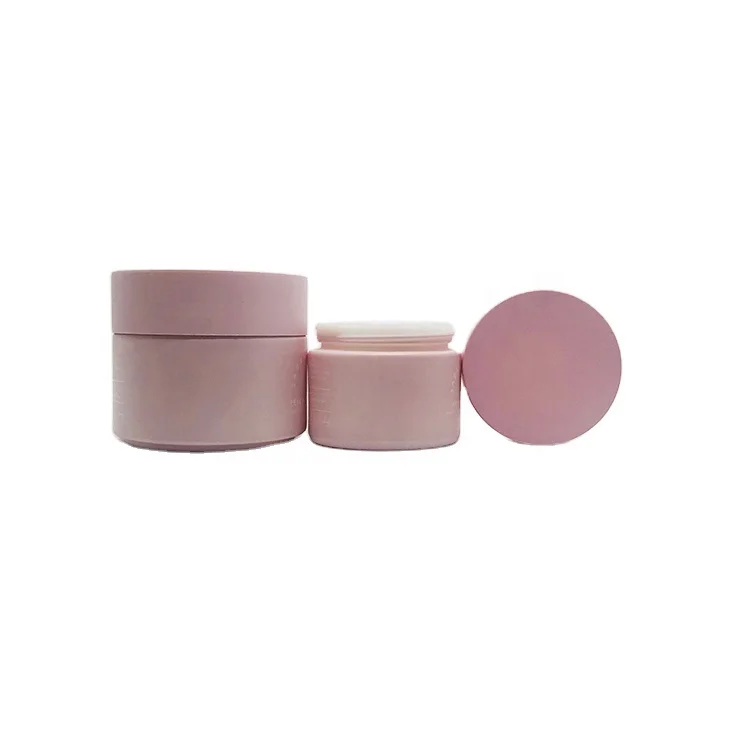 white porcelain glass cosmetic jar 50ml 100ml custom yellow color jar and lid with paper box