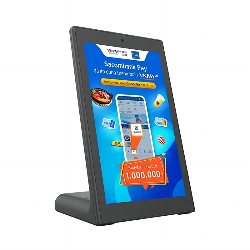 Настольный 8-дюймовый 10-дюймовый рекламный дисплей Signage RK3568 Android 8 0 L-образный android tablet