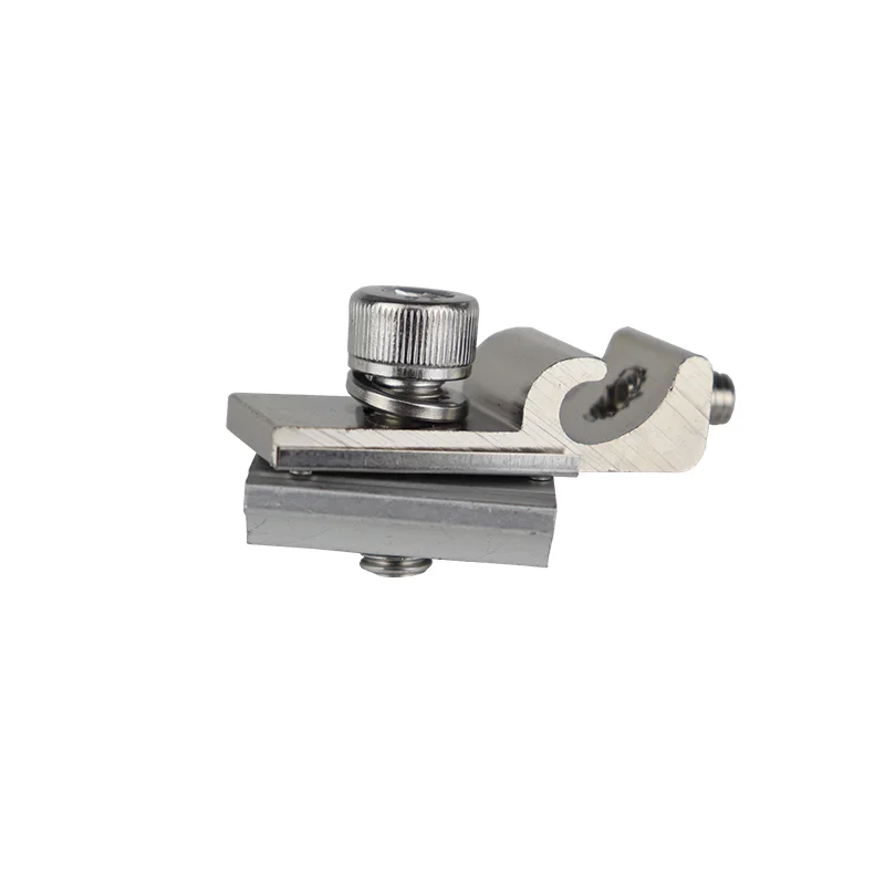 Solar Module Frame Copper Grounding Earth Lugs Connector For Pv Panel Mounting