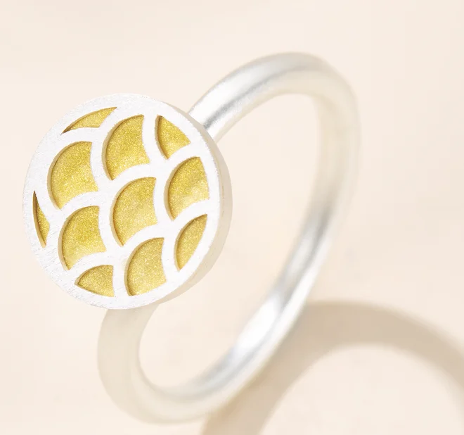  Ladies Rings Silver 24k Plated Jewelry Girl Colorful Engagement Rainbow Eternity Lotus Ring