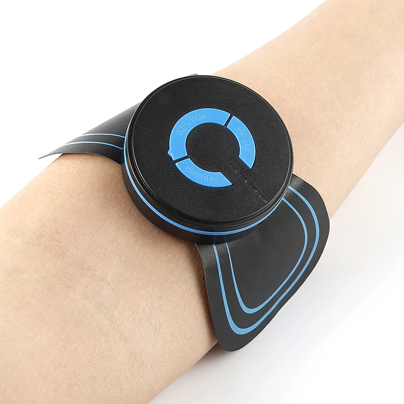 New Mini Portable Charging Stimulator Pain Relief EMS Massage Stickers Electric Neck Legs Foot Waist Back Massagers