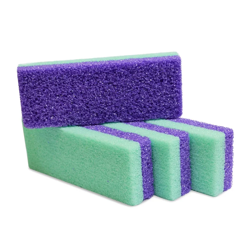 Disposable Pedicure Foot Pumice Stone Wholesale Double Color Foot Pumice Stone for Feet