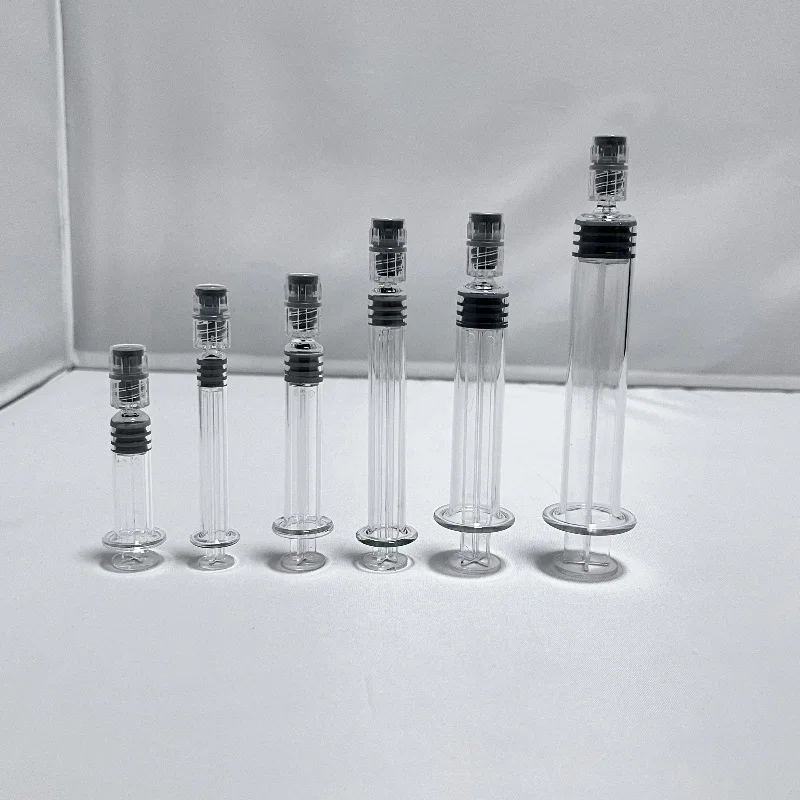 Wholesale medical disposable glass 1ml 2.25ml 3ml 5ml 10m luer lock syringe