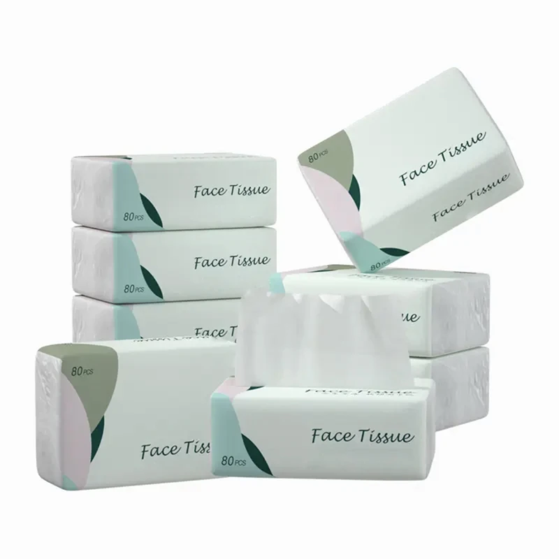 Cheap Raw Wood Pulp Cleansing Tissuessoft Tissue Paper