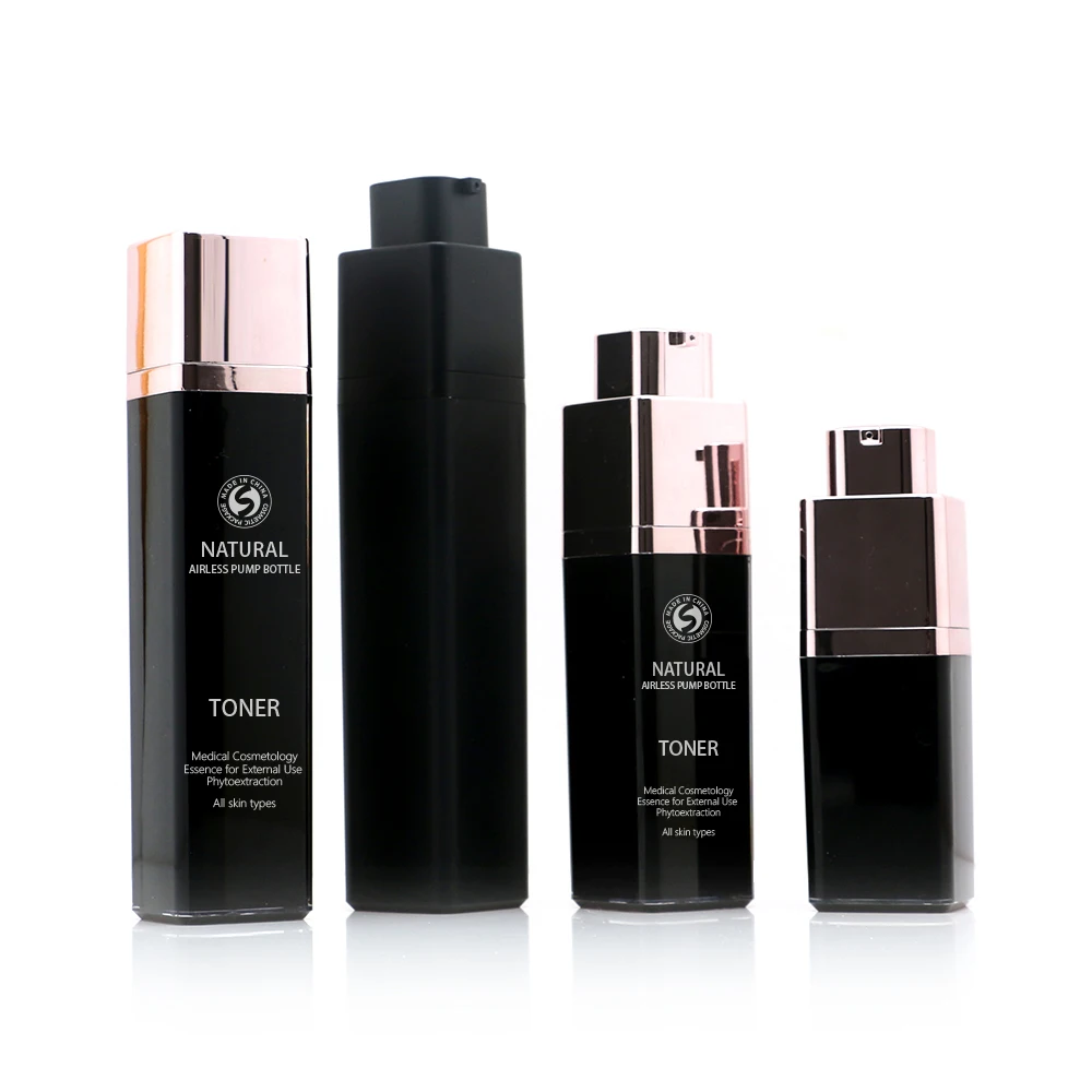 custom empty 30ml 50ml 100ml Frosted Cream cosmetic lotion Resistant Luxury plastic acrylic Airless Pump Bottle With Pump