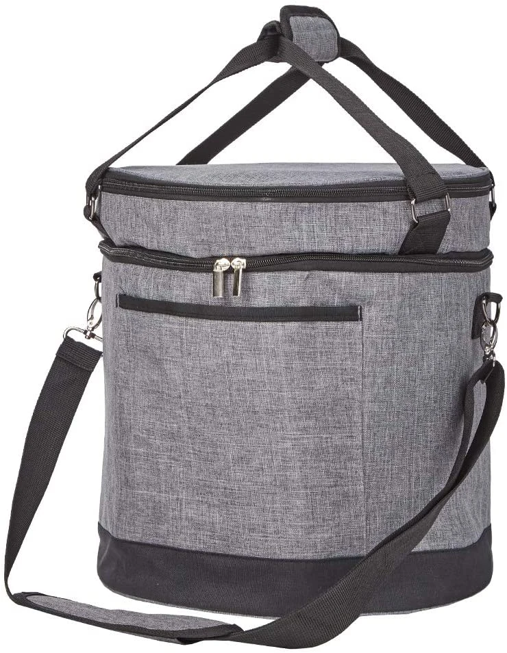 Free sample 2 Compartments Carry Bag for 6 Quart insulated Pressure Cooker holds the bag Travel Tote Bag Have Accessory Pockets