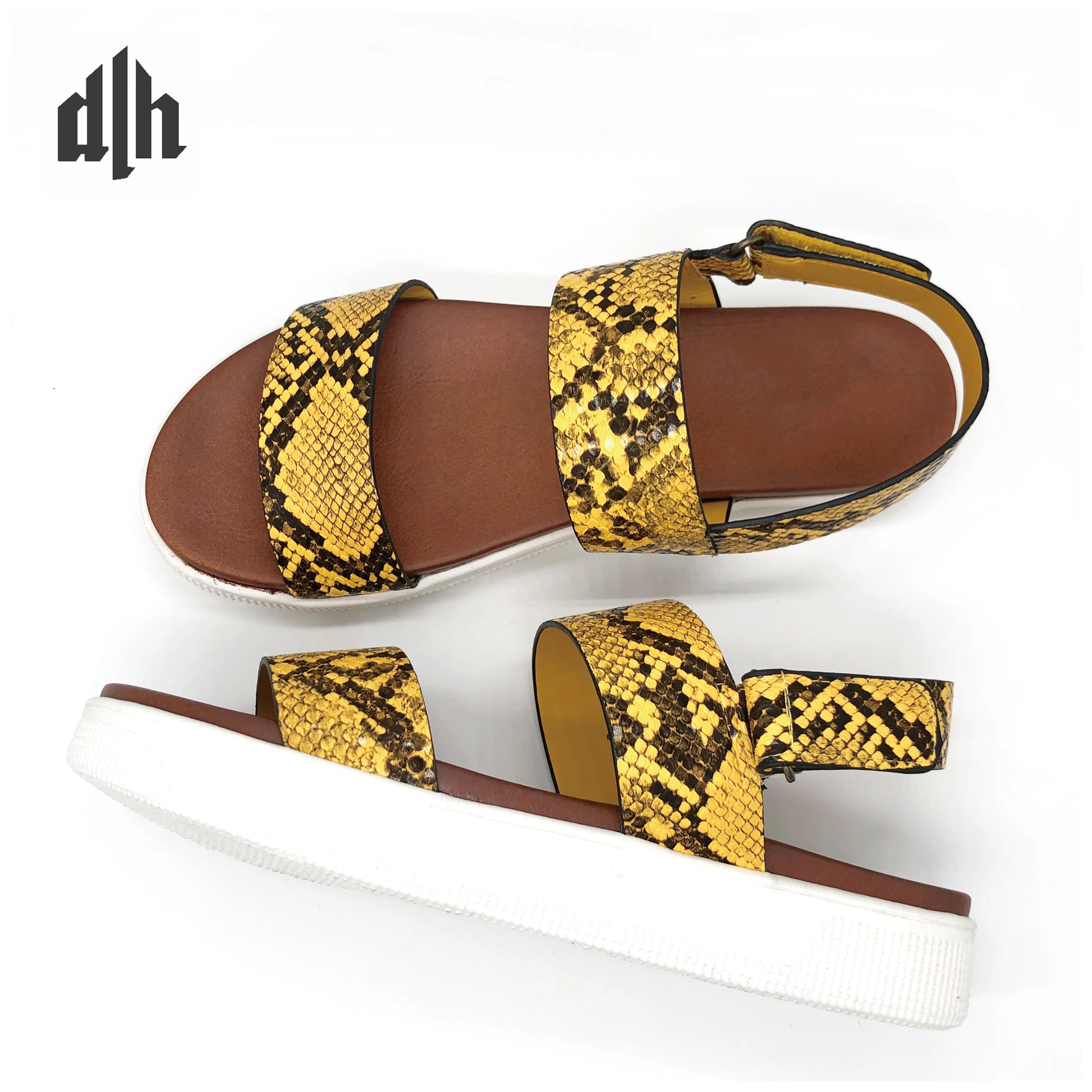 
Custom Platform shoes High quality Snake Pattern Ladies Sandals 2020 High Heels Sandal Sexy Platform Sandals Women 