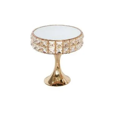 Handmade Cake Stand Round Large Size Gold Color Set Of 1 Dessert Tray and Platter Best Selling New Design Cupcake Stand