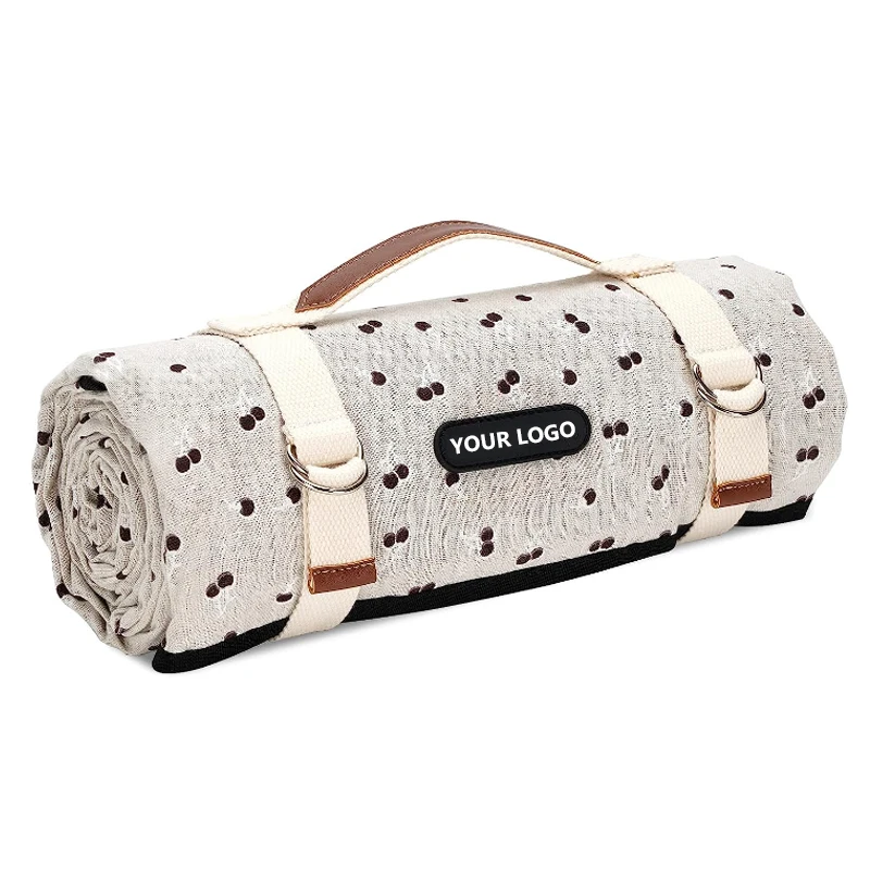 Хорошая цена индивидуальный дизайн водонепроницаемый Пикник Одеяло Портативный складной пляжный коврик