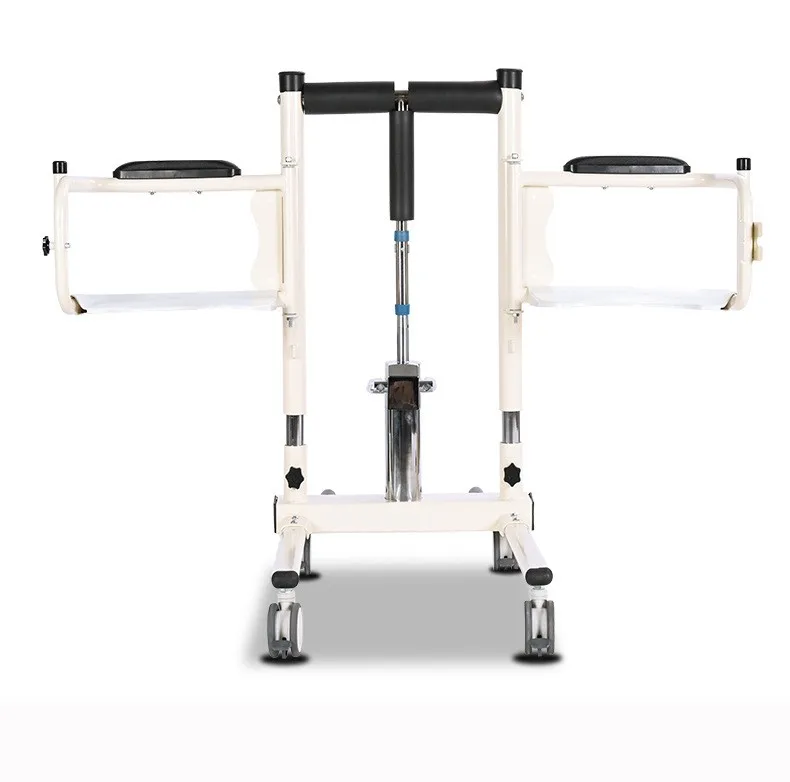 Hydraulic multifunctional patient lifting transfer seat toilet chair disabled transfer lifting wheelchair