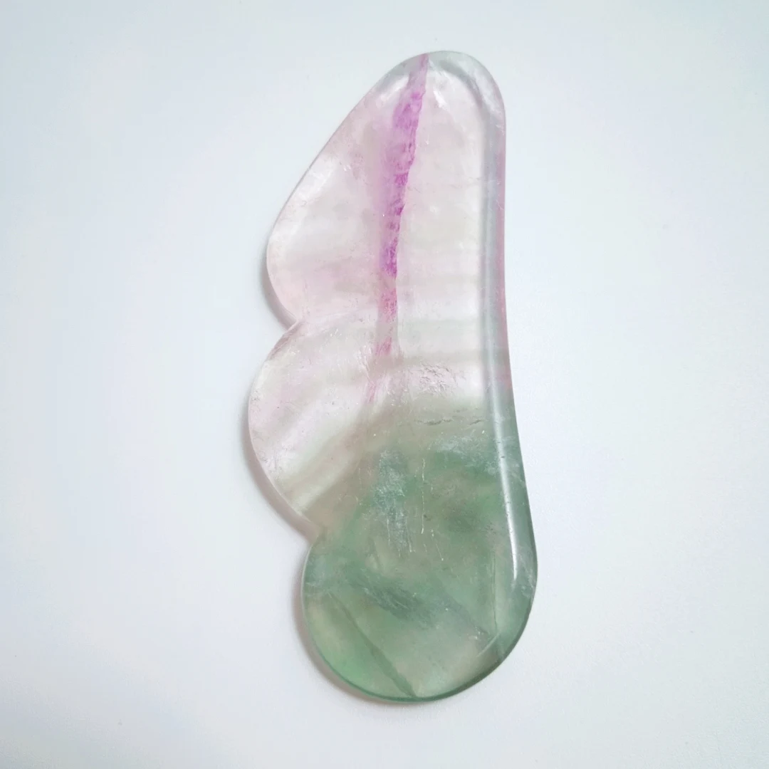 Лучший подарок для похудения лица флюорит массажный инструмент для соскабливания тела доска роликовая крыла Форма гуаша