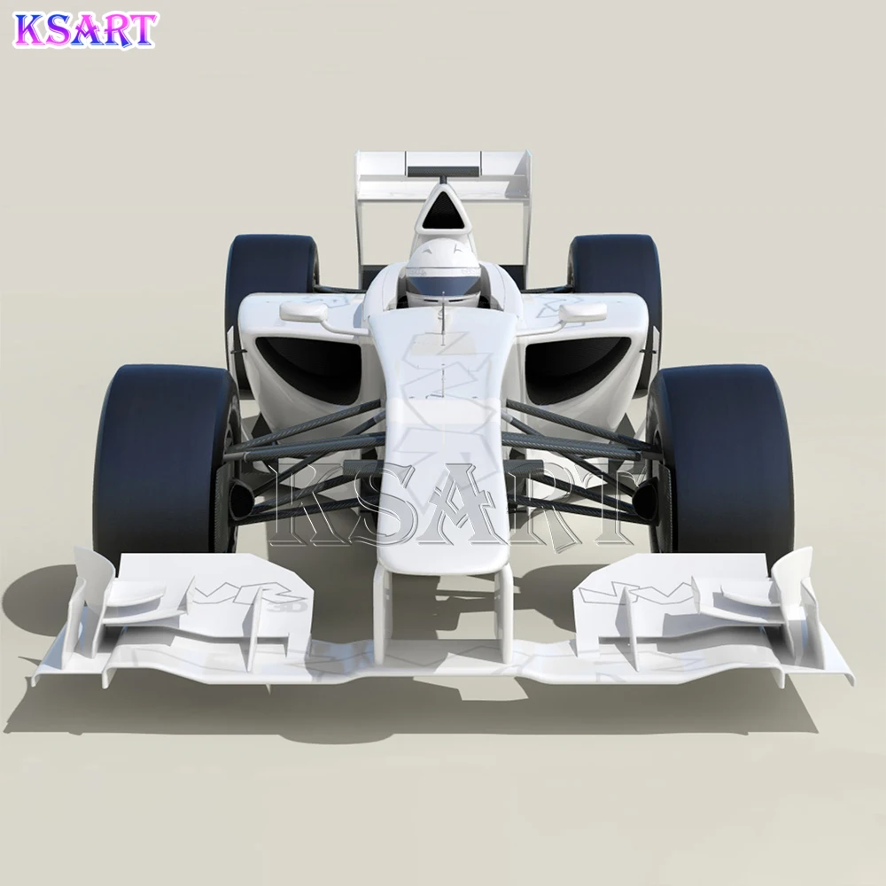 Custom Fiberglass Racing Sculpture General Purpose F1 2013 Car 3D Model Sculpture Resin Crafts Decoration