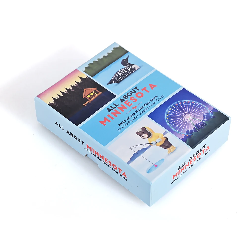 custom printing affirmation card deck high quality game design memory flash card