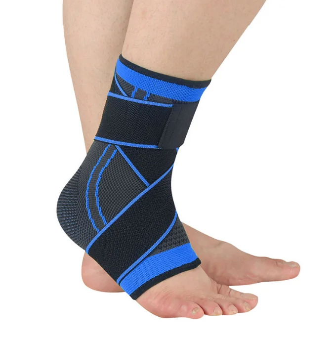 Double Pressure Straps Sports Support Elastic Bands Neoprene Orthopedic Ankle Brace Wraps