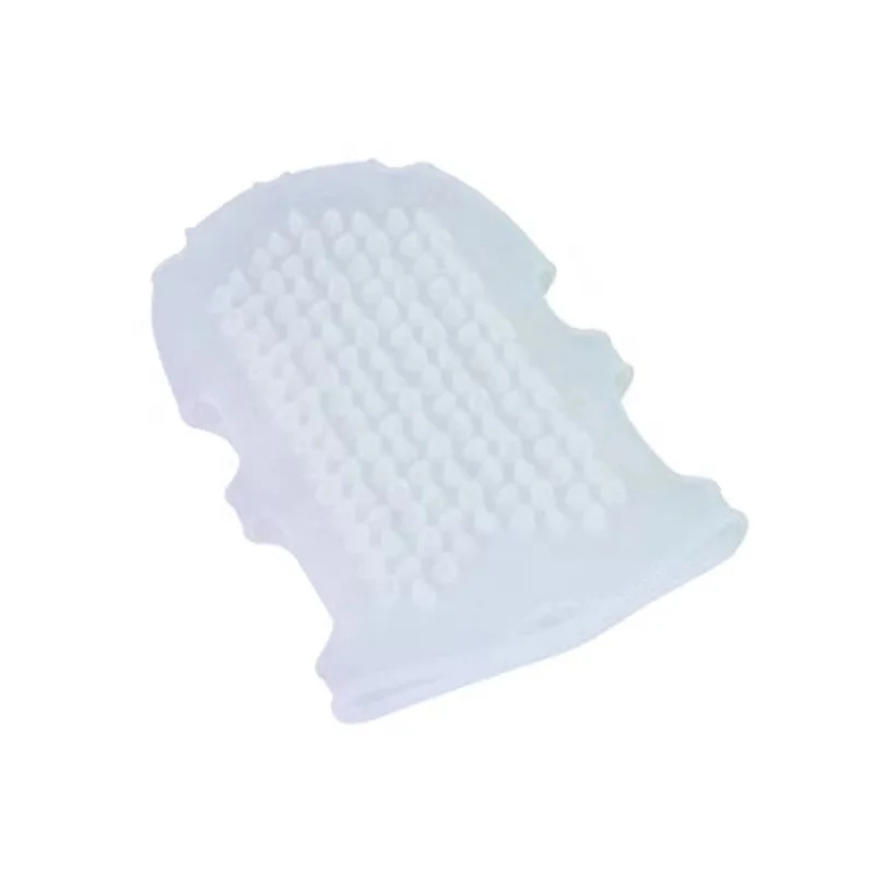 Double-sided Silicone Bath Brush Toddler Bath Mitten Exfoliating Body Brush Body Wash Scrubber Shower Glove Essential Oil Brush