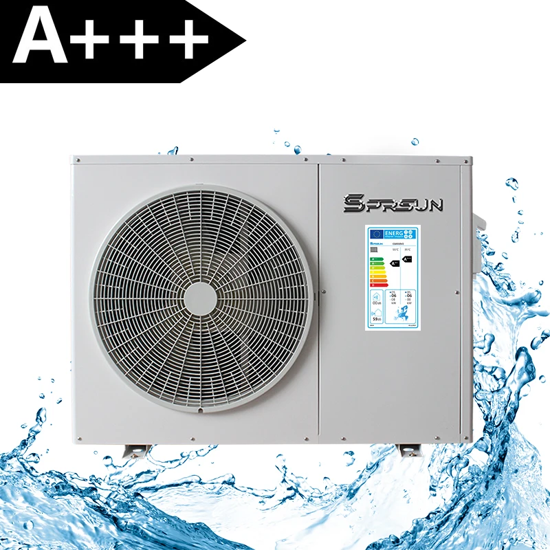 9.5KW A +++ энергоэтикетка моноблока инвертор постоянного тока воздушный водяной тепловой насос для нагрева охлаждения горячей воды