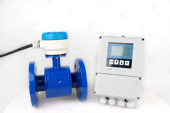 DN150mm PTFE Tantalum Electrode Electromagnetic Flowmeter Chloric Acid Wastewater Rubber Digital Magnetic Flow Meter