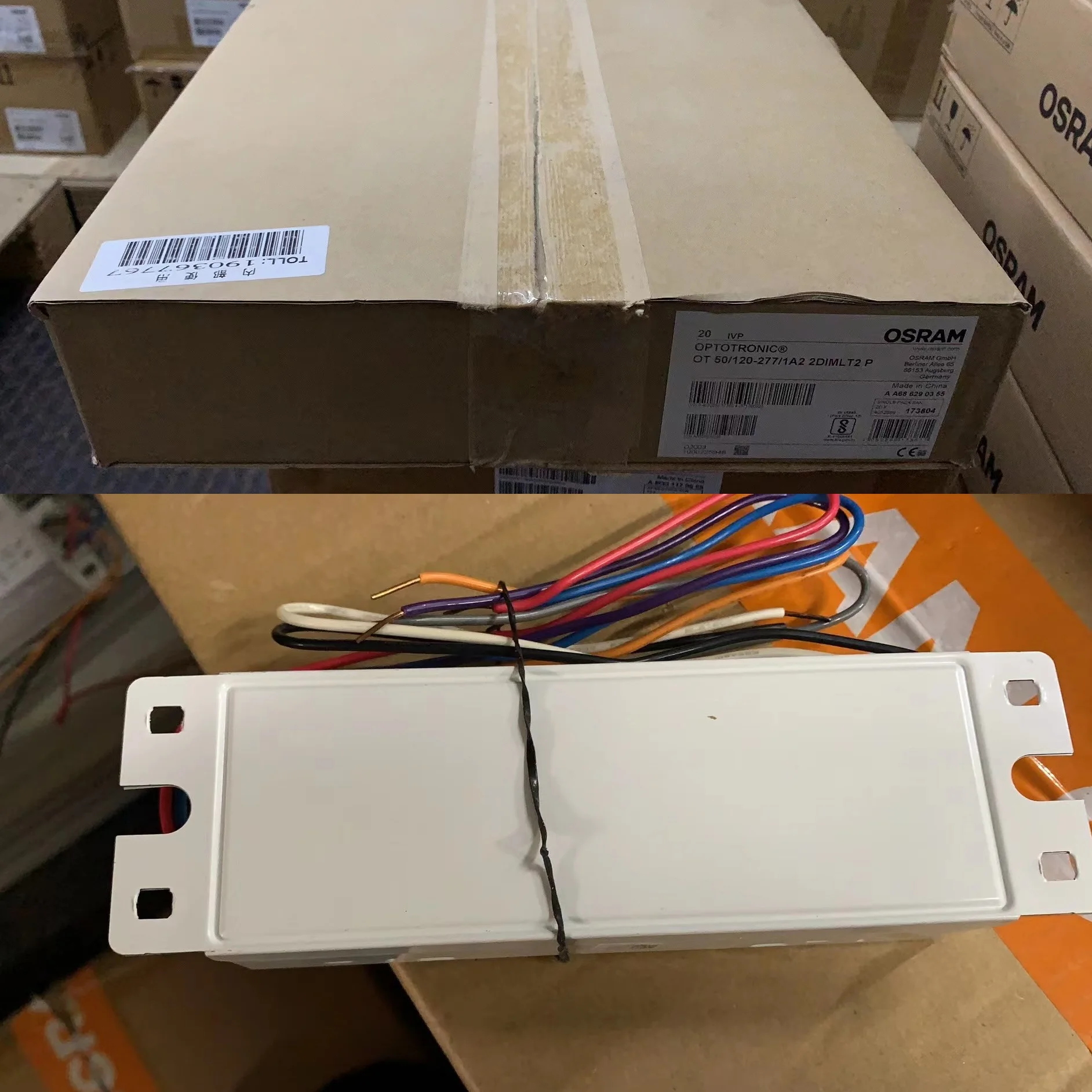Osram светодиодный драйвер от 50/120-277/1A2 2DIMLT2 P6 IP64 0-10 В AstroDIM постоянный ток светодиодные драйверы