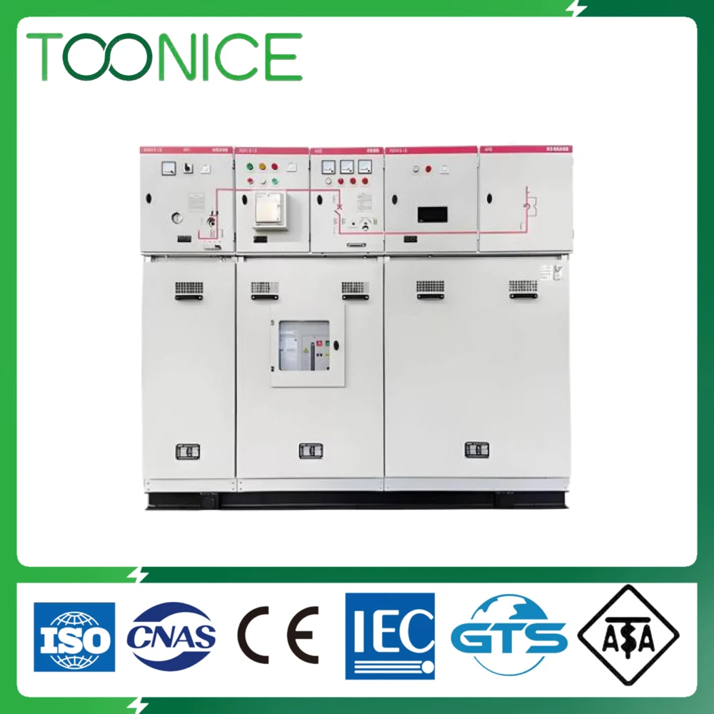 Toonice SF6 Indoor Switchgear 6KV 6.6KV 10KV 11KV 12KV MV & HV Ranges Three Phase Rated Voltage Solid Insulated Ring Main Unit