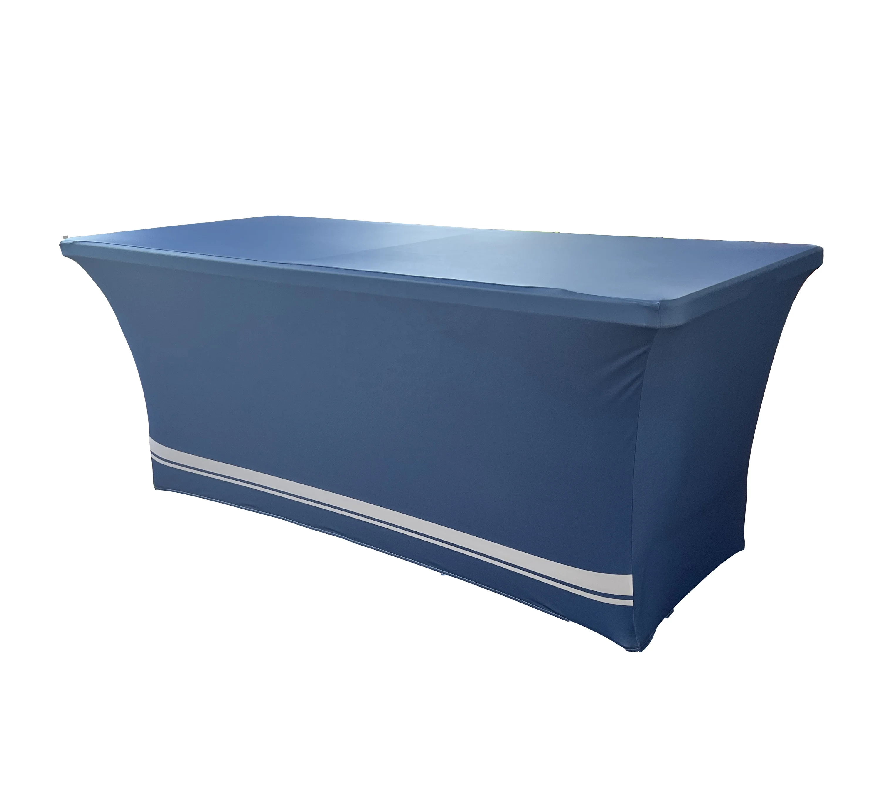 Conference Reception Table Cloth Trade Show Custom Printed Table Cover Fitted Advertising Table Throw