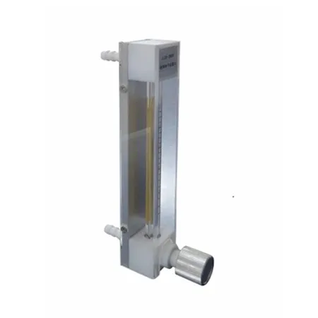 Compact Direct Read Flow Meter, 800 - 8000 cc/min. with two male fittings - EQ-FM-8000CC