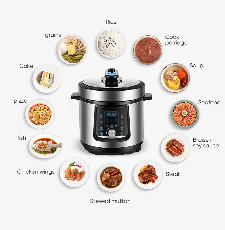 Electric Pressure Cooker Touch and knob Multifunctional rice cooker pot Pressure Cooker