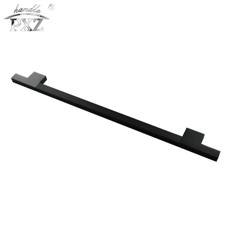 Aluminum matt black color freezer part fridge door handle