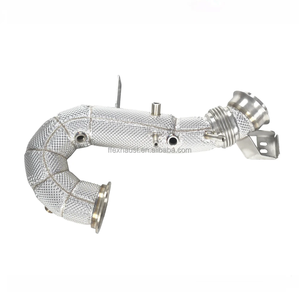 Hot selling exhaust downpipe for Mercedes-Benz AMG GT43 GT50 GT53 E53 GLE53 CLS53 GLS53 S450 S500 M256 3.0T exhaust downpipe