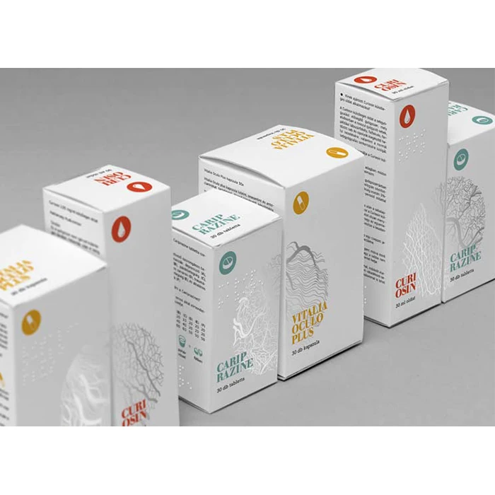 custom made eco friendly foldable paper packaging boxes for health care nutritional supplement product