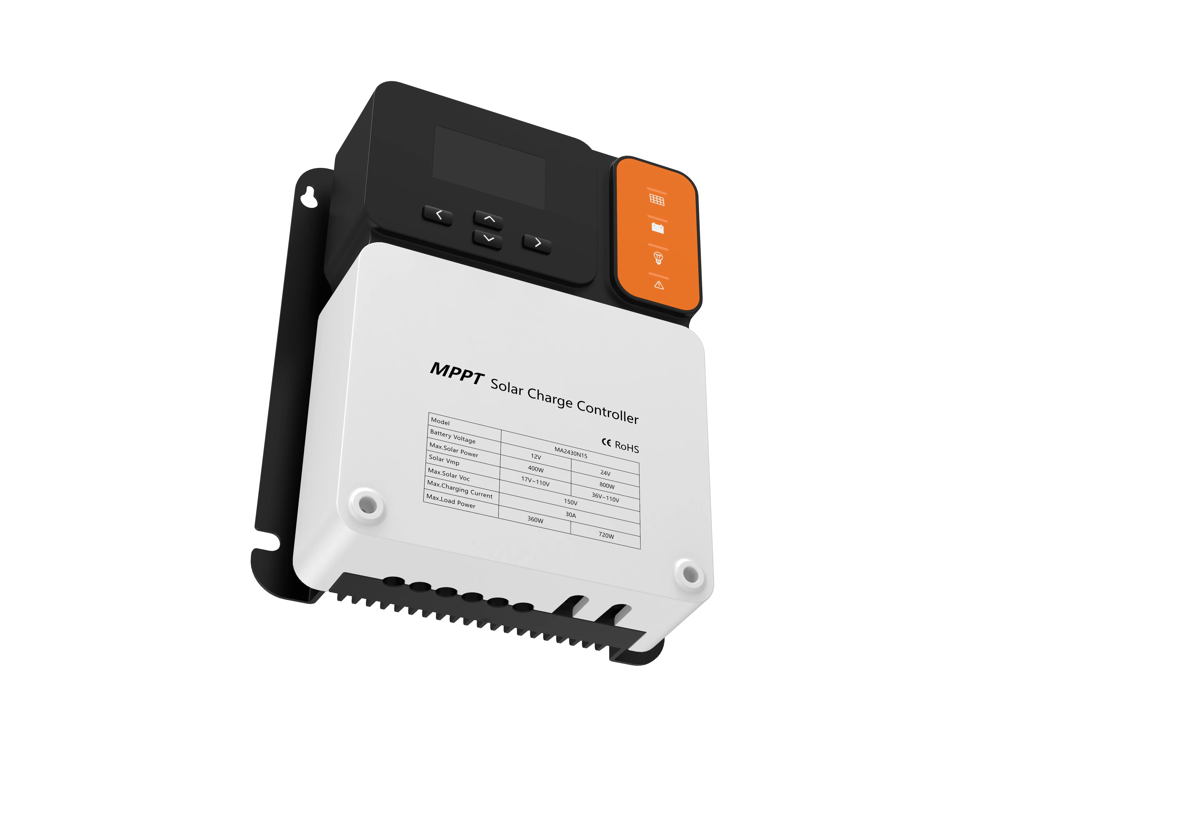 SRNE MPPT Solar Charge Controller 40A high efficiency LCD screen 3 years warranty controller