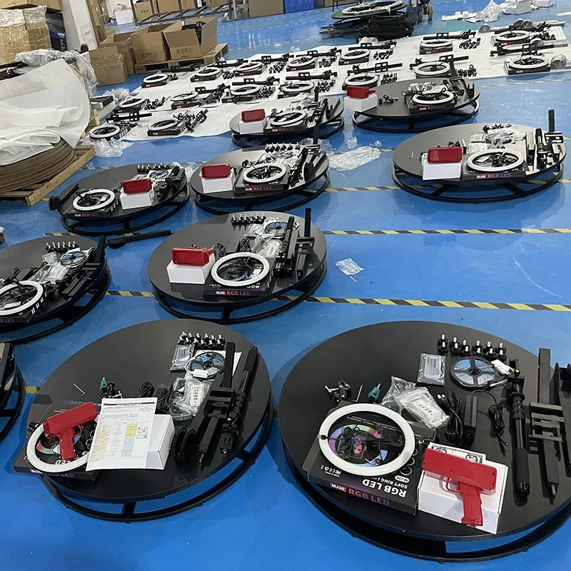 Оптовая продажа 360 фотобудка с кольцевым освещением реквизит