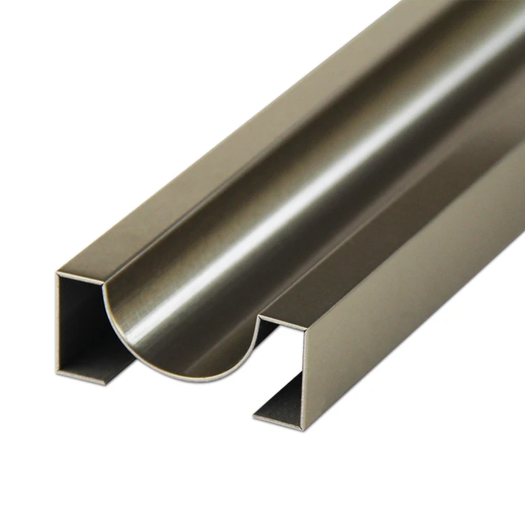  304/316 материал нержавеющая сталь L U V W T форма металлический канал гибкая плитка отделка для
