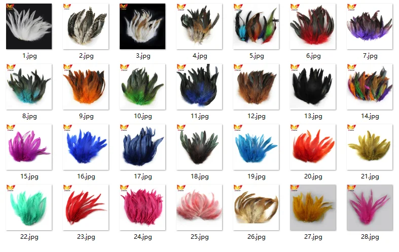 ZPDECOR оптовая 15-20 см Смешанные цвета окрашенные полубронзовые петушиные перья schlвин для модных шляп Аксессуары