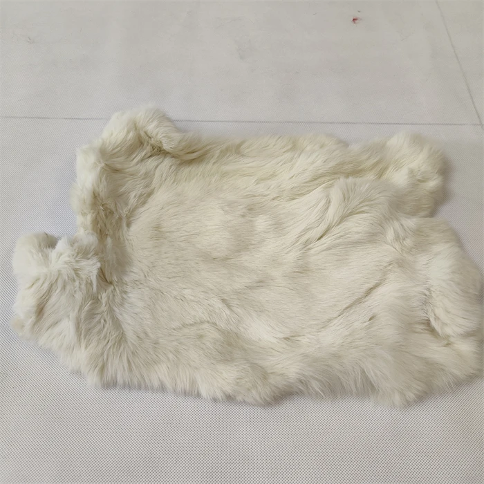 Real Cheap White Skin 100% Genuine Rabbit Pelt For Sale