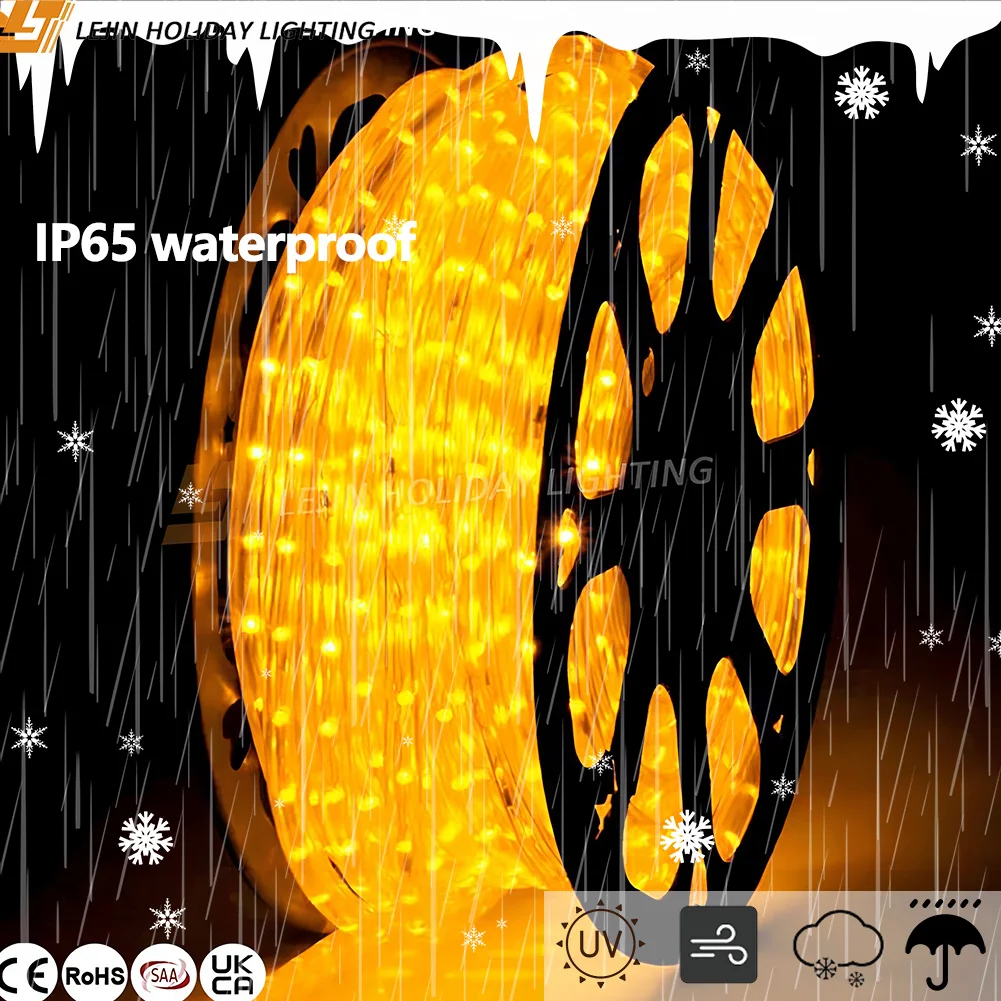 Festival decoration rgb 36leds flashing rope light for diwali decoration