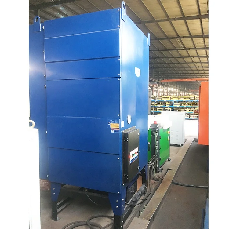 Horizontal Installation Filter Cartridge Dust Collector System for CNC Laser Cutting Machine