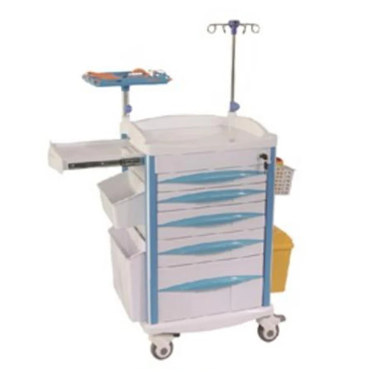 Mobile Laparoscope Tower 4 Layer Medical Cart Endoscopy Endoscope Trolley For Sale