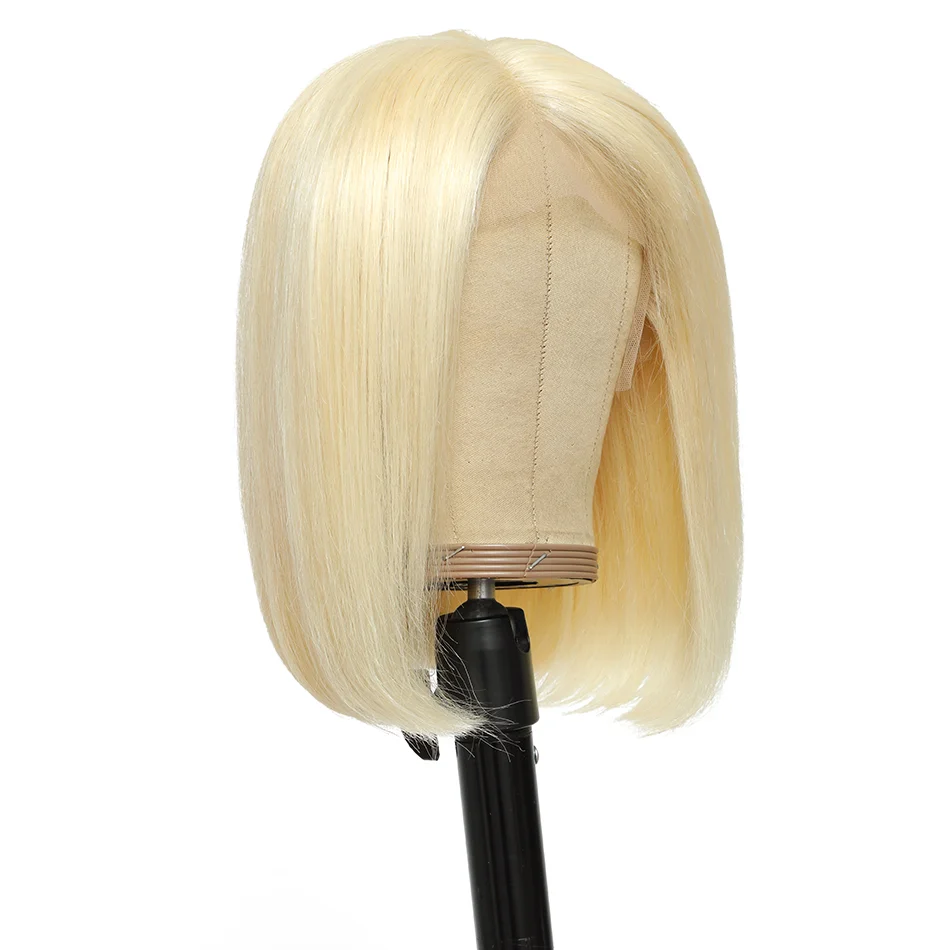 Free Shipping Human Hair 13x4 Transparent Lace Front Wig Wholesale Natural Blonde Glueless Hat Wig For Black Women