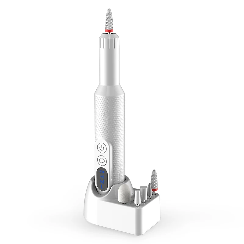 New Arrival 6 IN 1 Nail Drill Machine Portable Rechargeable 18000RPM Nail Polisher Tools for Personal Salon Nail Cure