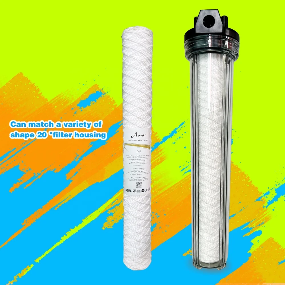 use for water filter polypropylene | propathene sediment PP Wire wound filter element