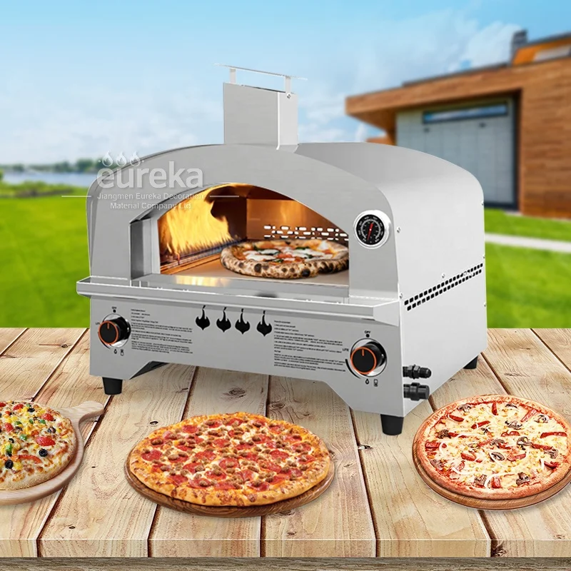 Outdoor Commercial Stainless Steel Outdoor Mini Gas 12 Inch Pizza Oven for Sale