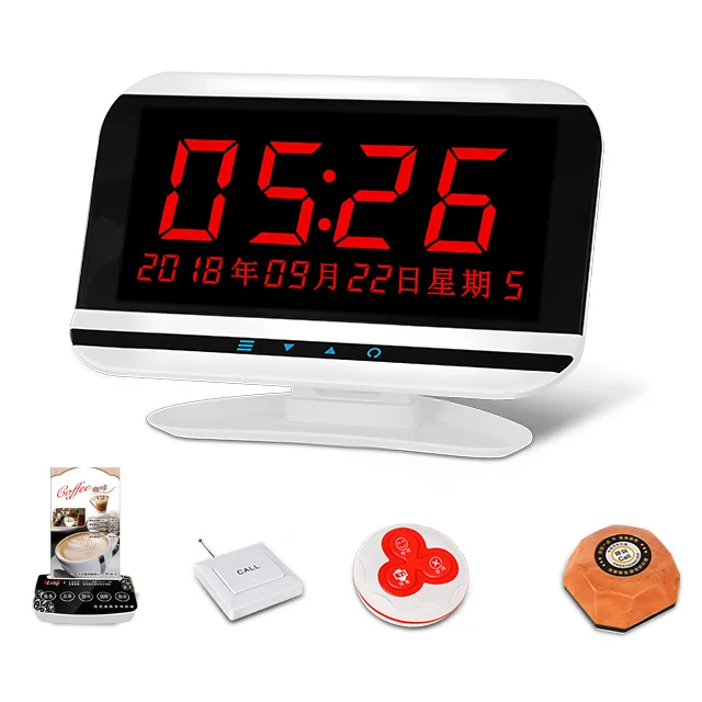 2022 Call System Pager Multifunction Led Waterproof Wireless Restaurant Modern Queue Pager