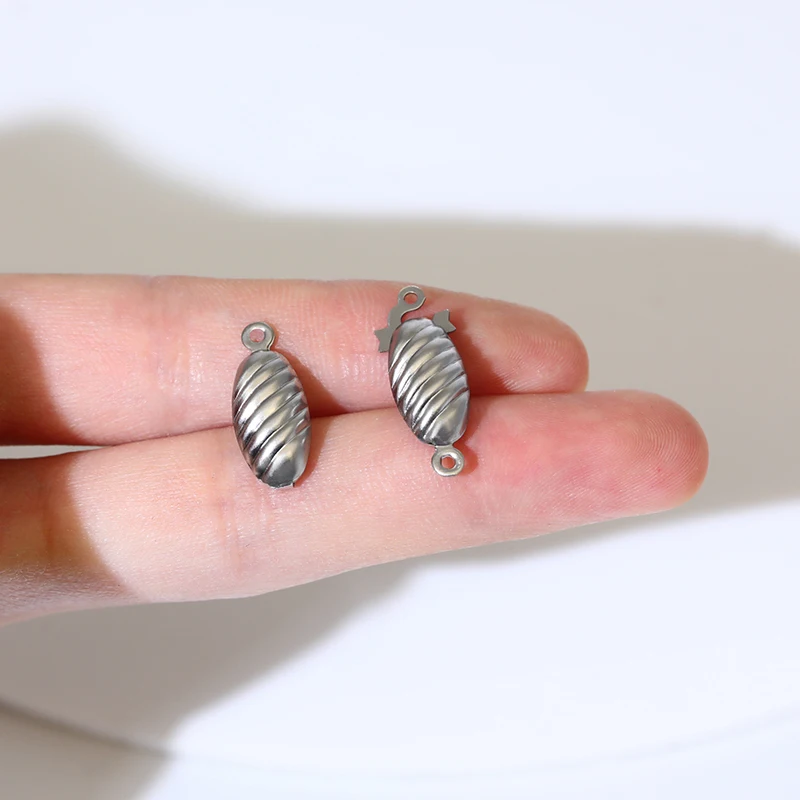 Supply necklace connection buckle accessories women fish shape necklace buckle bracelet making jewelry material