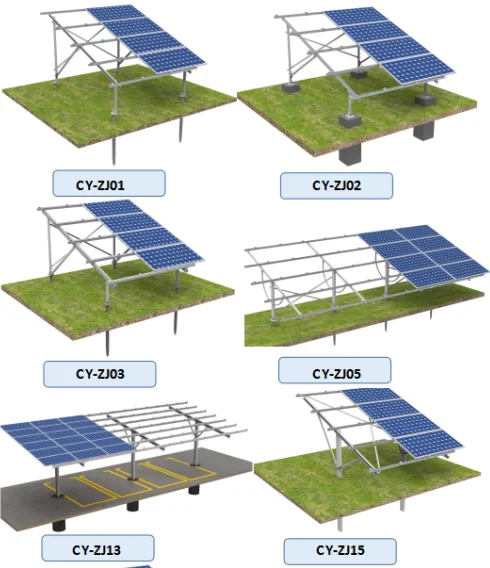 Solar panel ground mounting system solar ground brackets