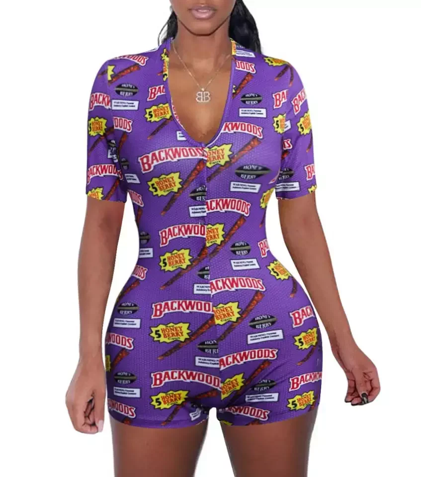 Sexy Women Pijamas Plus Size Sleepwear Pyjamas Nightwear Jumpsuit Pajamas For Adults Short Romper Bodycon