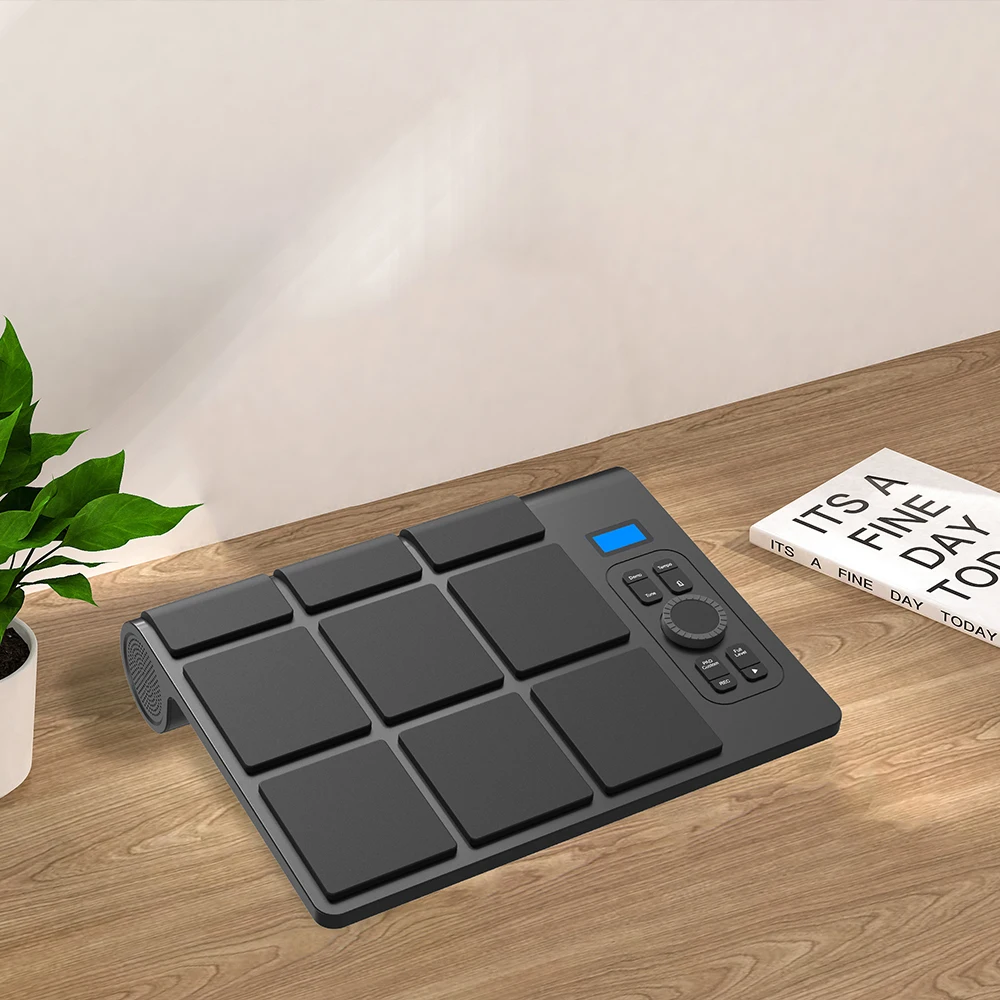 rolands dynamicTabletop Electronic Drum USB/Battery Powered 9 Pads Portable Drum Set Built-in Speakers Children Beginners