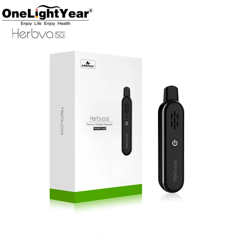 
DHL Shipping Airis Herbva 5G Dry Herb Vaporizer Vape Pen 1100Mah Ceramic Chamber from one light year 